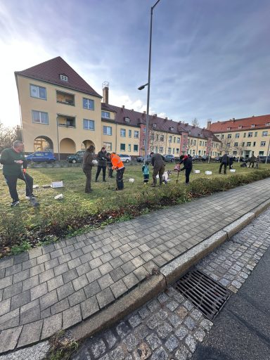 Große Flächen wurden von der Stadt Spremberg zur Verfügung gestellt.